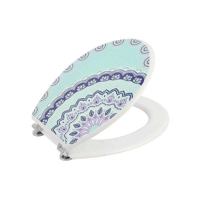 Transparent Plastic Bucket Handle With Multi-color Diamond Pattern