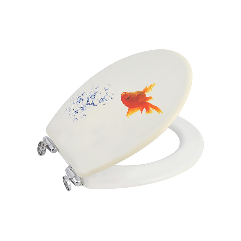 Blue molded PP toilet seat