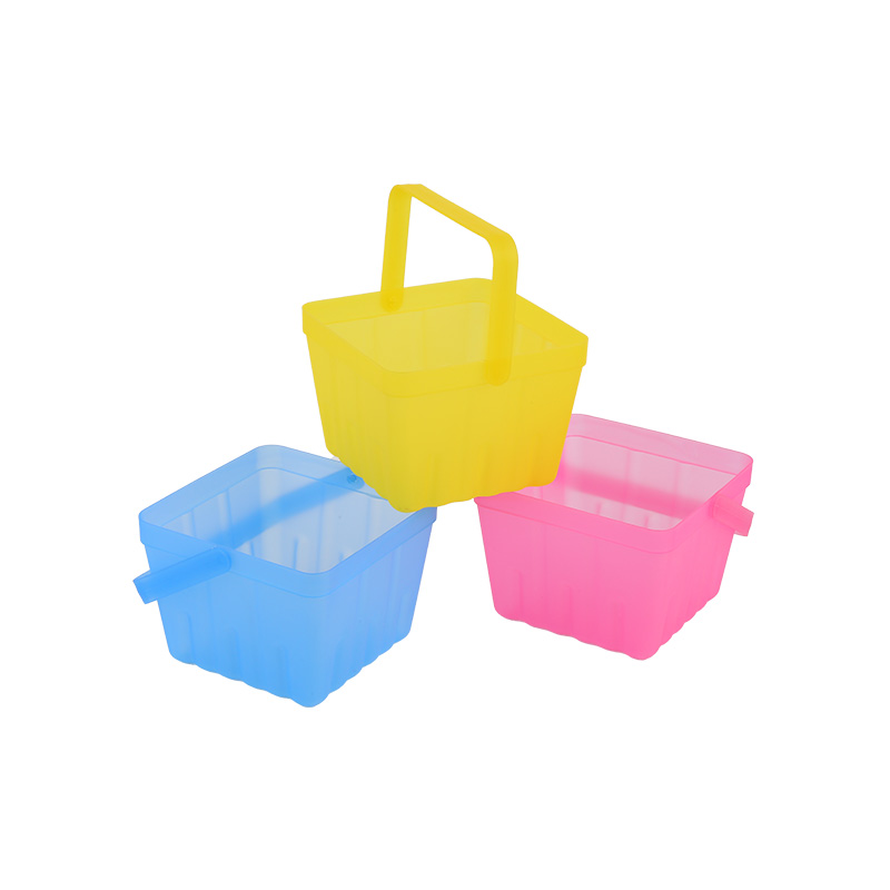 Plastic Home Basket With Handle