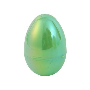 Green Solid Color Electroplated Plastic Easter Eggs