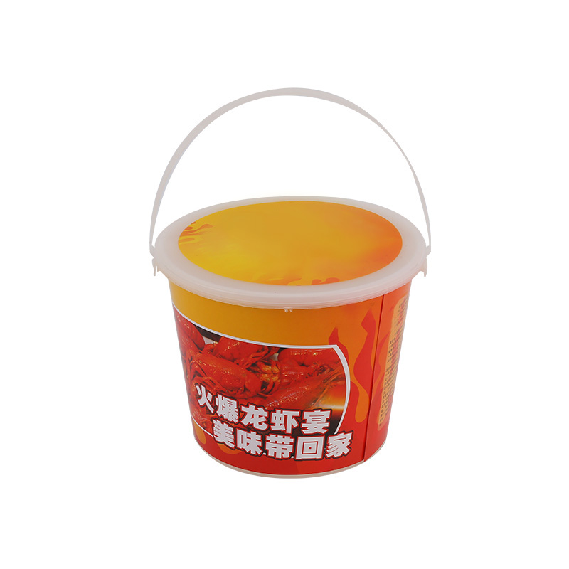 Halloween Plastic Bucket Printed Pumpkin Bucket