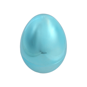 details of Electroplated Solid Color Plastic Easter Egg For Candy Or Toy