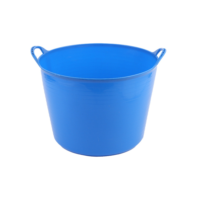 Transparent Plastic Bucket Handle With Multi-color Diamond Pattern