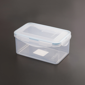 details of Square Transparent Plastic Lunch Box