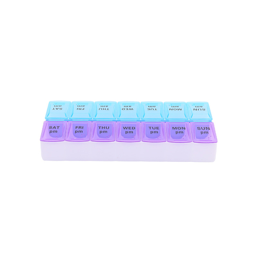 Multilattice Clear Plastic Weekly Medicine Box