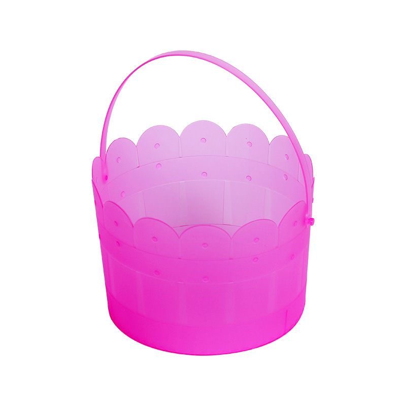 Multi-colored Plastic Bowl With Double Lattice